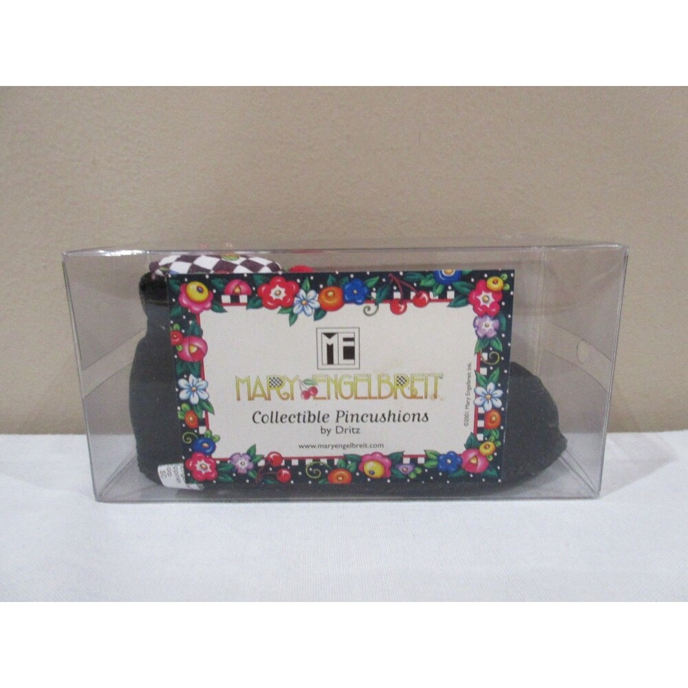 NEW Mary Engelbreit ME Collectible Pincushion by Dritz Black